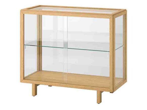 stockholm 2025 glass door cabinet oak veneer 1397701 pe967727 s5  