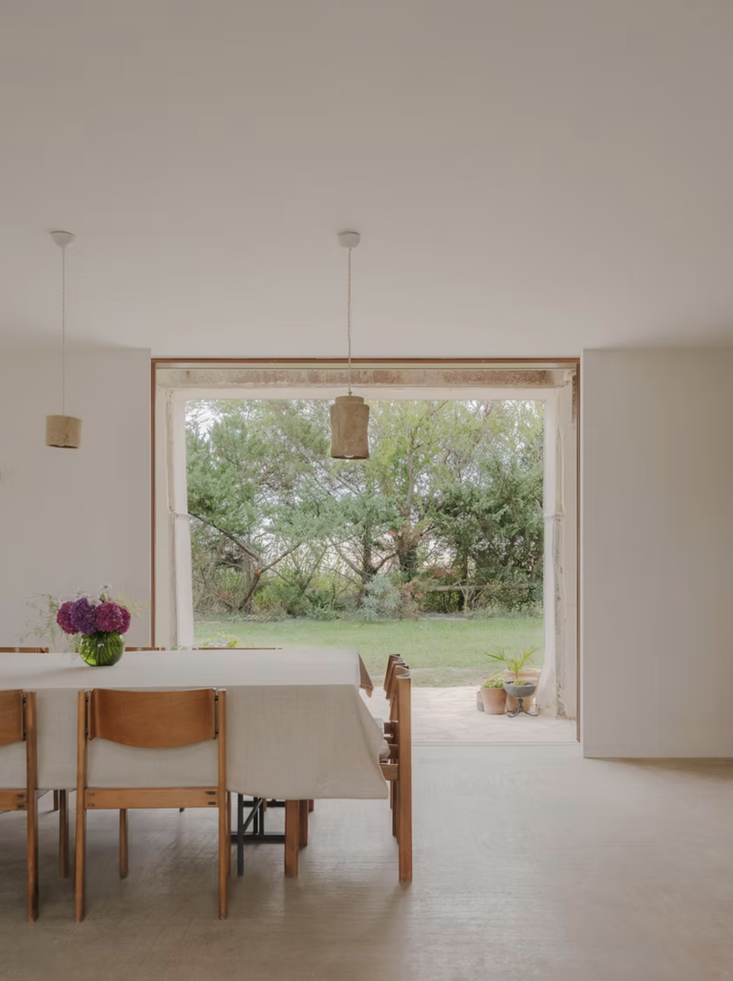 the furniture throughout the farmhouse belongs to the clients and is primarily 22